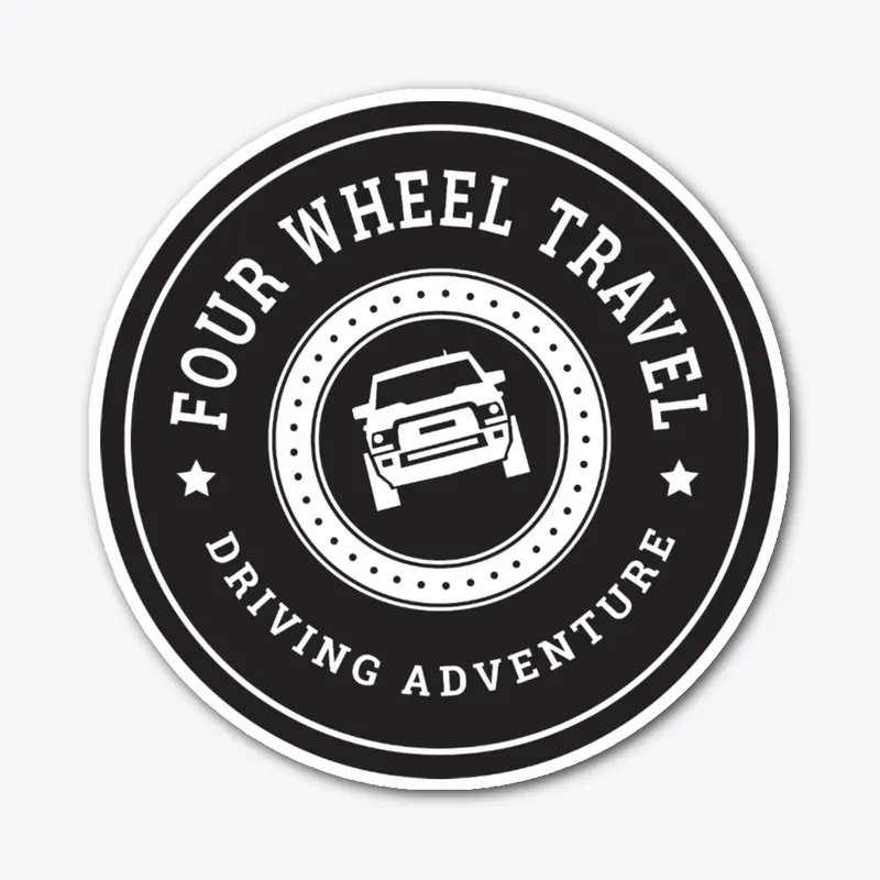 Four Wheel Travel Sticker