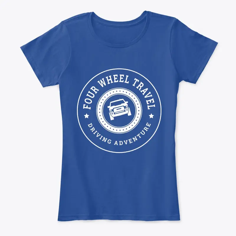 Women's Four Wheel Travel Logo Tee